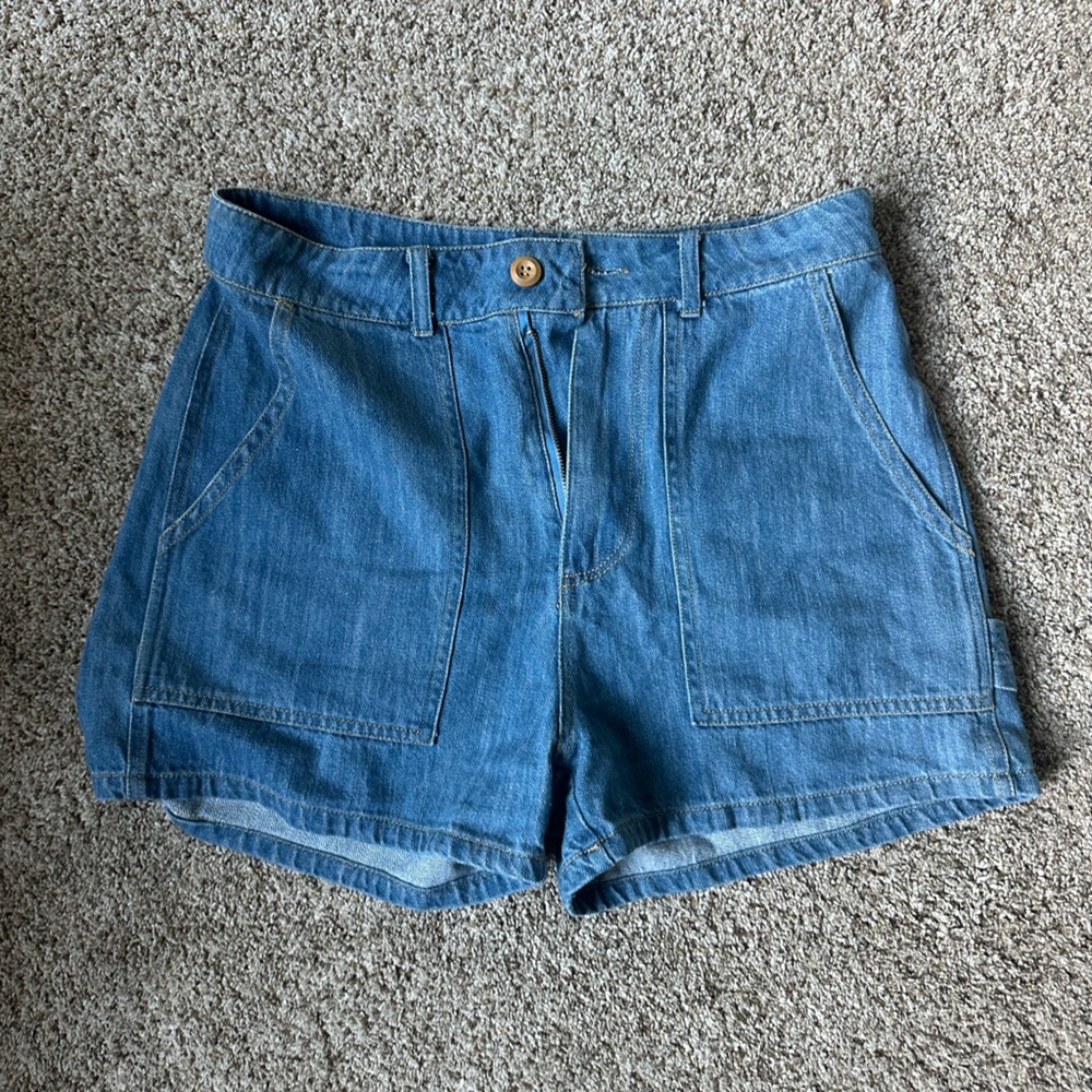 Blue Denim Women's Shorts
